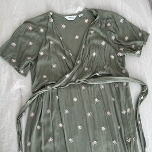 EUC Seraphine Maternity/Nursing Maxi Dress